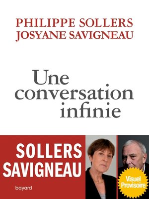 cover image of Une conversation infinie